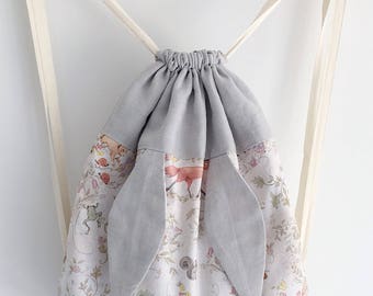 Bunny backpack - Sac Lapinou forêt enchantée