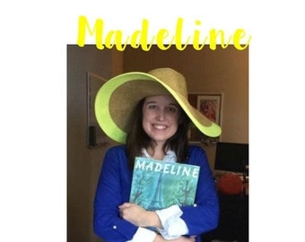 Halloween Hats - Adult Halloween Costume - Madeline Halloween Costume - Womens Halloween Clothes - Yellow Floppy Hat - Halloween Costumes