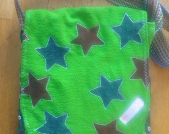 Green Pippa & Lies! bag plus portemoneetje with star