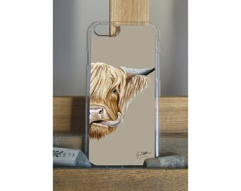 Highland Cow Phone Case iPhone Samsung