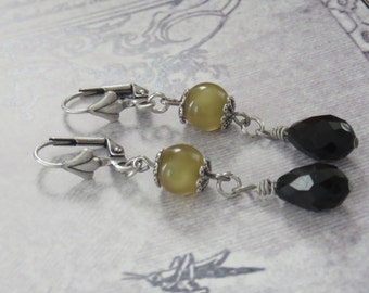 Vintage Style Earrings, Vintage Style Jewelry, 1920s Earrings, 1920's Jewelry, Downton Abbey Earrings, Vintage Style