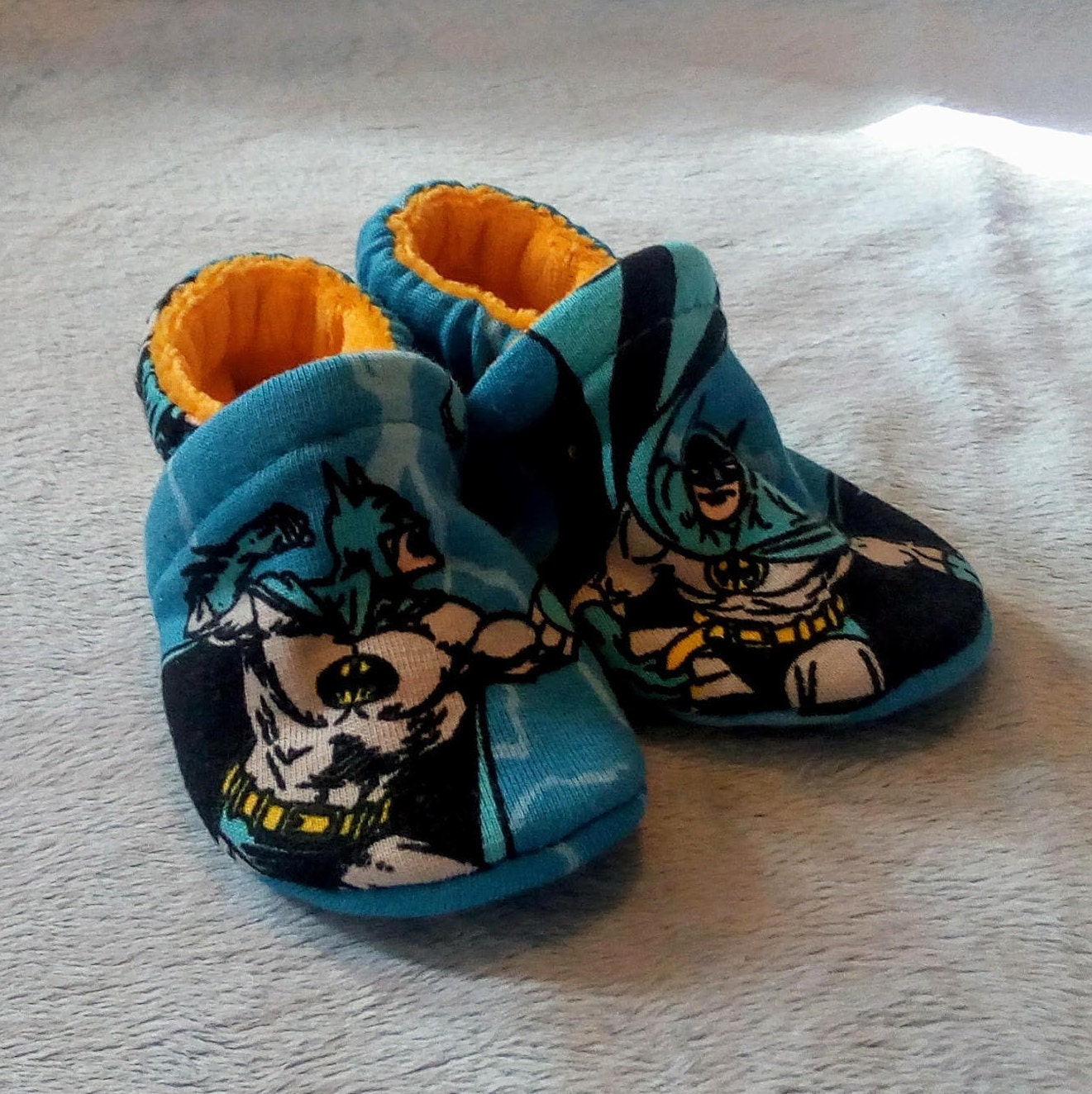 Batman: Soft Sole Baby Shoes 0-3M Batman: Soft Sole Baby Shoes 0-3M