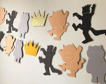 Where the wild things are party garland