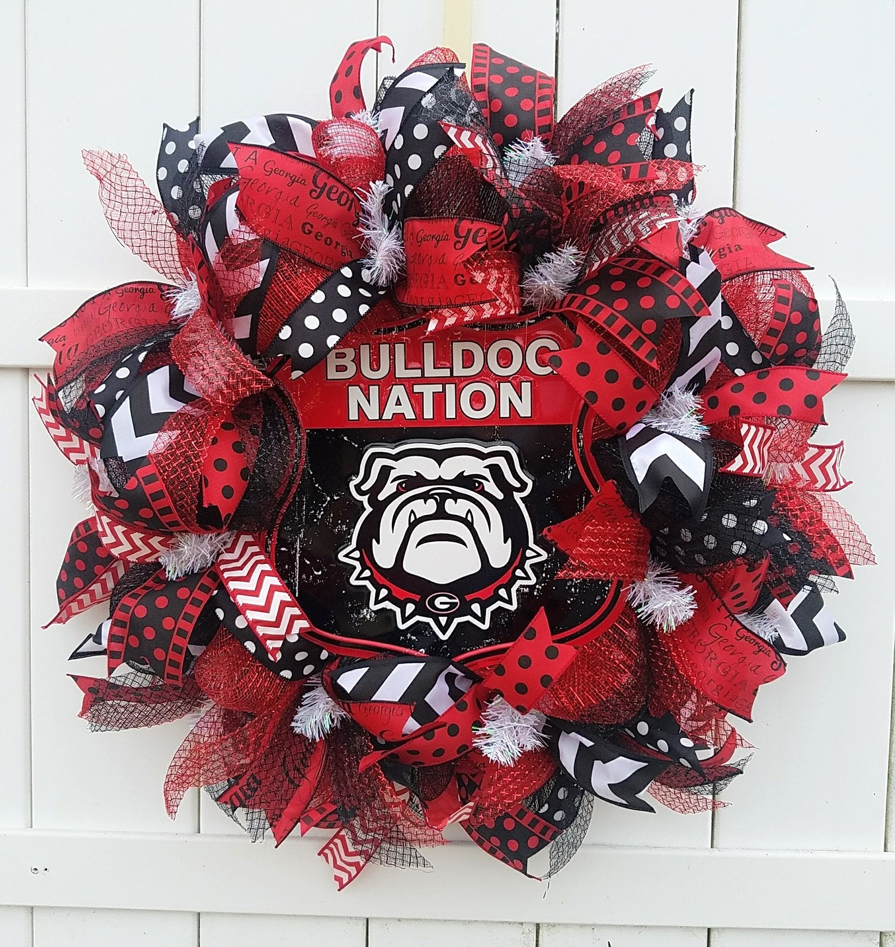 Georgia Bulldogs Wreath Dawgs Wreath University of Georgia