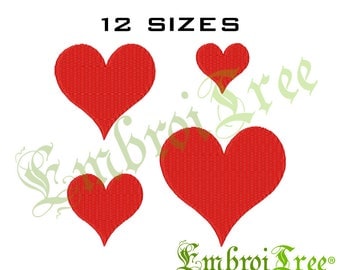 Heart Embroidery Design - Machine Embroidery Heart Download