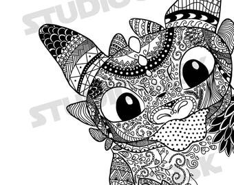 train coloring pages  etsy