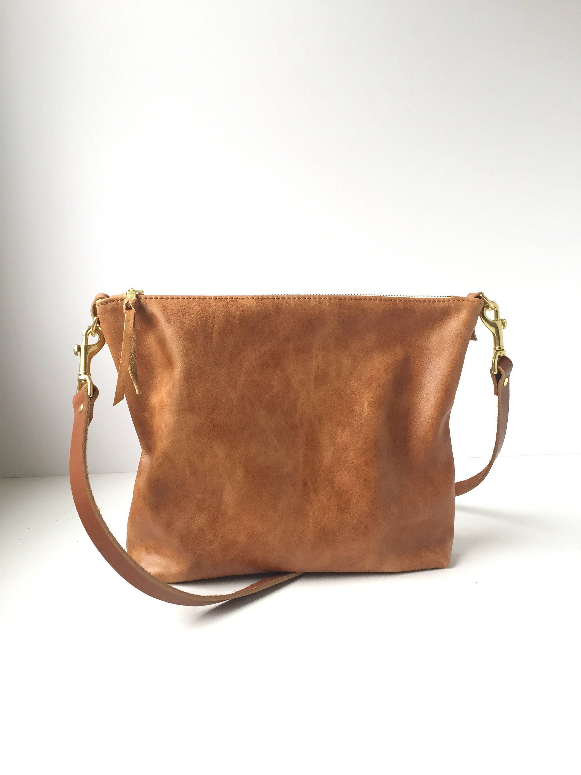 Leather Crossbody Bag Leather purse Leather Hobo Bag Brown