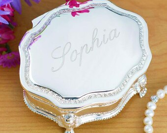 Flower Girl Gift, Flowergirl Jewelry Box, Flower Girl Box, Girl Jewelry Box, Flower Girl Jewelry Boxes, Jewelry Box Flower Girl, Thank You