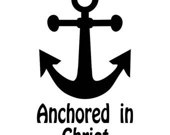 Anchored in christ | Etsy