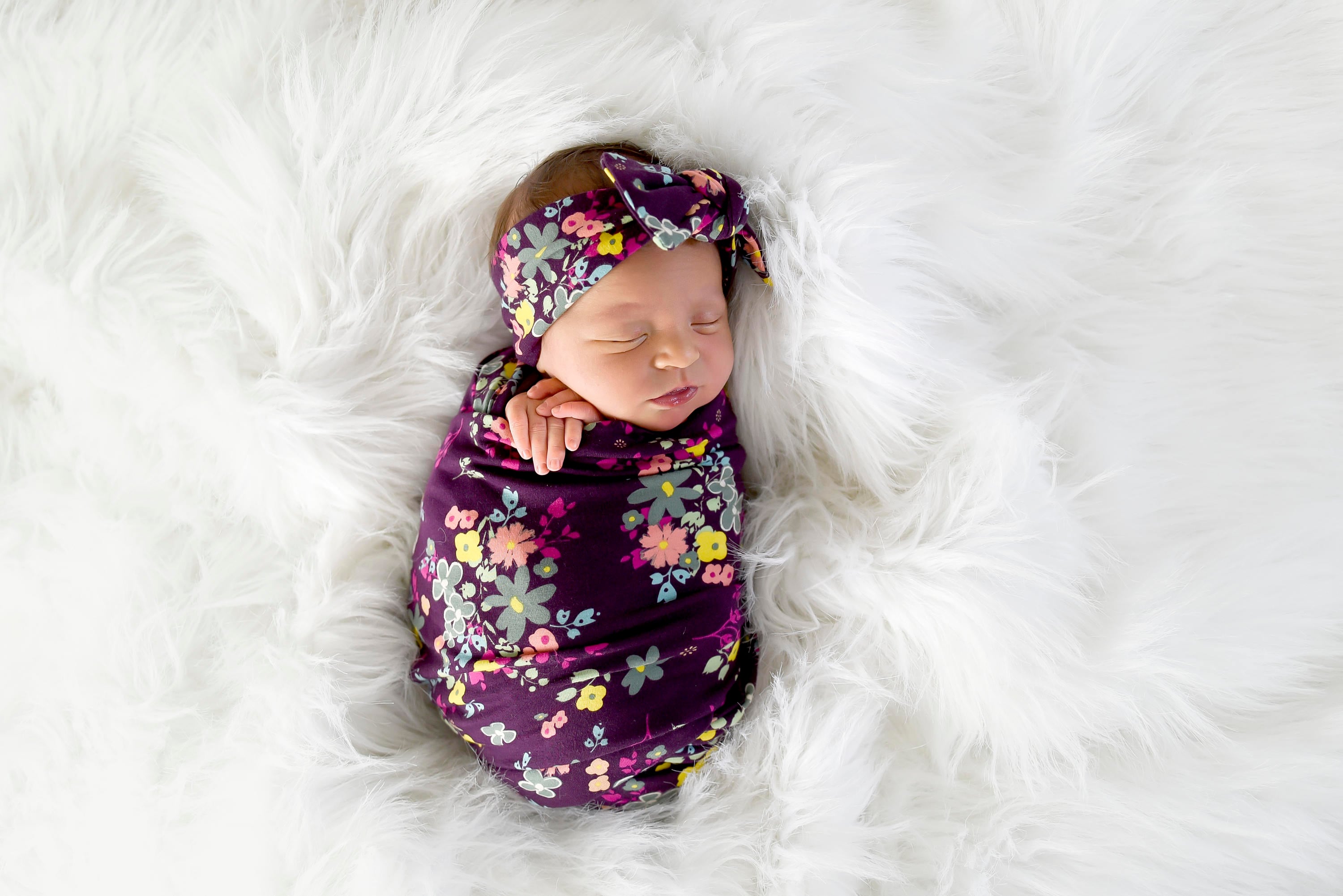 Baby swaddle / floral swaddle / newborn swaddle blanket / girl