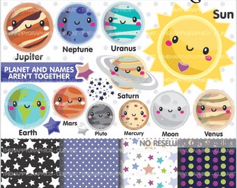 80%OFF - Solar System Clipart, Solar System Graphic, COMMERCIAL USE, Universe Clipart, Planet Clipart, Space Clipart, Astronomy