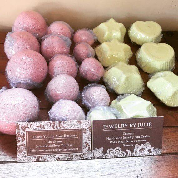 Jewelry Bath Bombs set of 3 various sizes