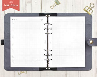 2018 calendar Hobonichi - 1W2S - A5