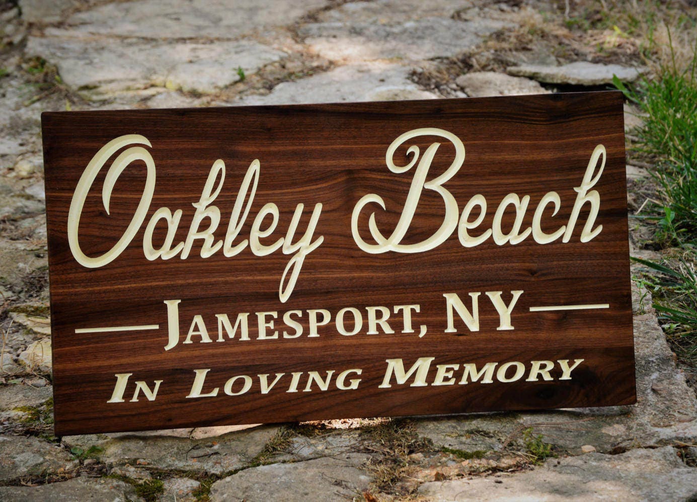 Outdoor Custom Wood Sign Outdoor Personalized Beach House Last