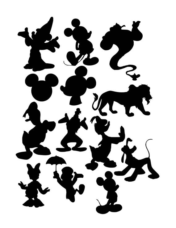 Free Free 196 Silhouette Disney Svg Free SVG PNG EPS DXF File