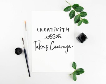 Creativity quote | Etsy