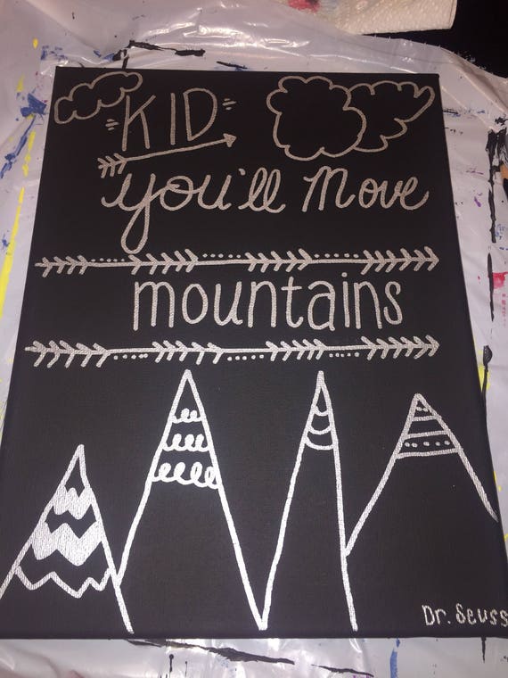 Dr. Seuss quote canvas