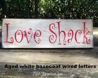 Love shack sign | Etsy