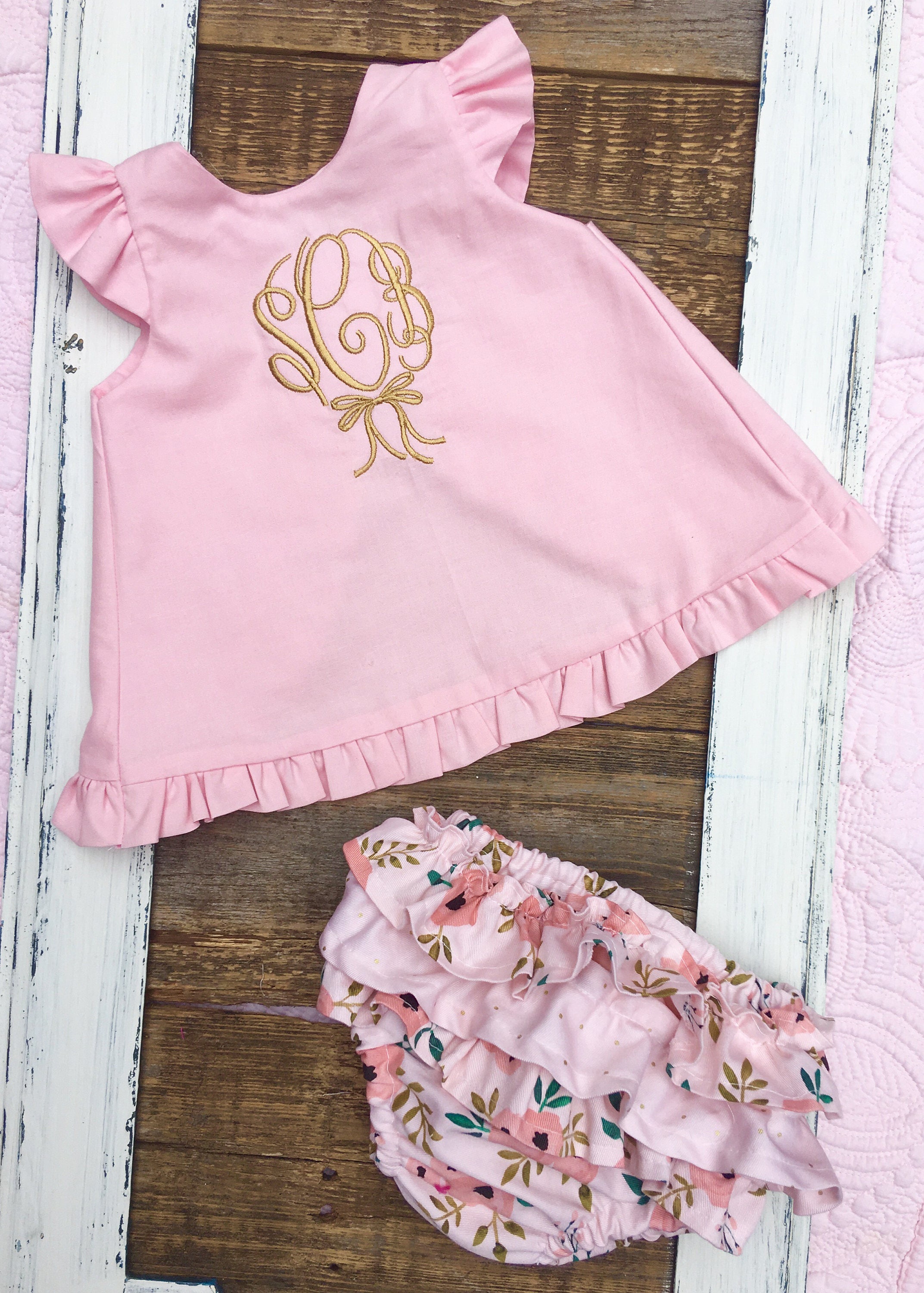 floral pinafore