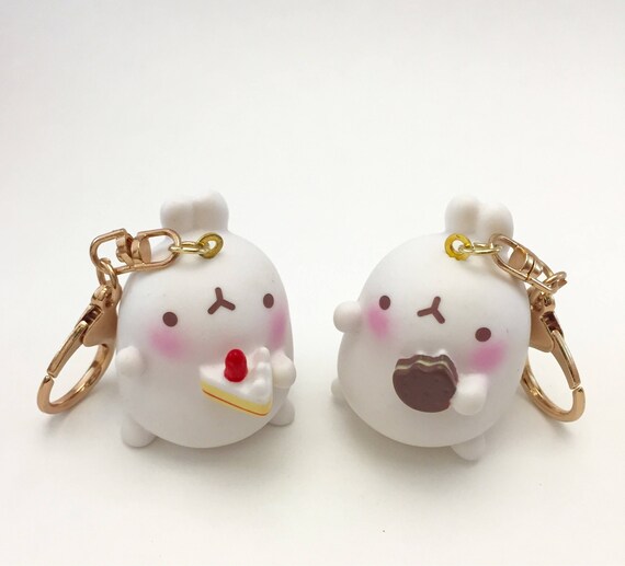 molang plush keychain