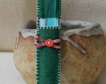 Nail File Pouch, Nail Art, Manicure, Pedicure, Felt Storage, Nails, Beauty