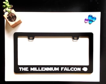 Millennium Falcon Inspired License Plate Frame