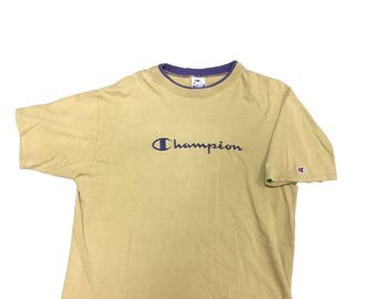 Vintage Champion Embroidered Tee Shirt