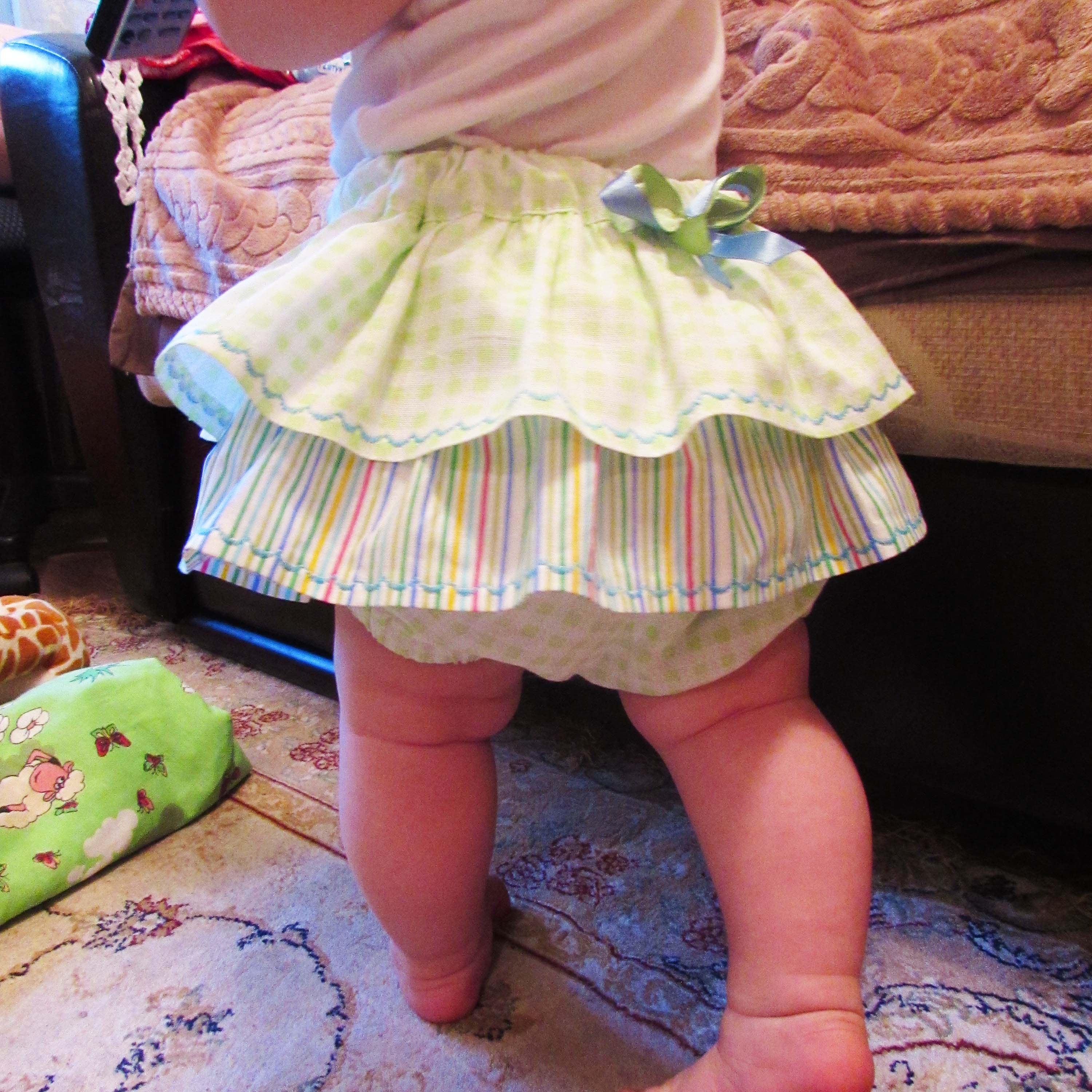 Diaper Nappy Coverruffle Skirt Diaperknickerspdf Sewing