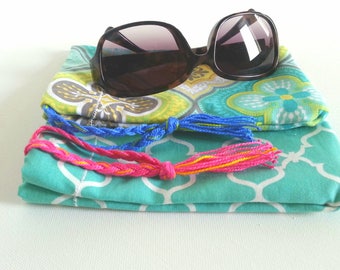 Small Fabric Sunglasses Case