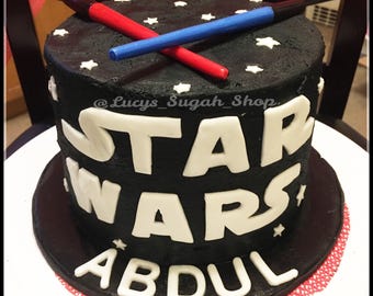 Star Wars cake topper set