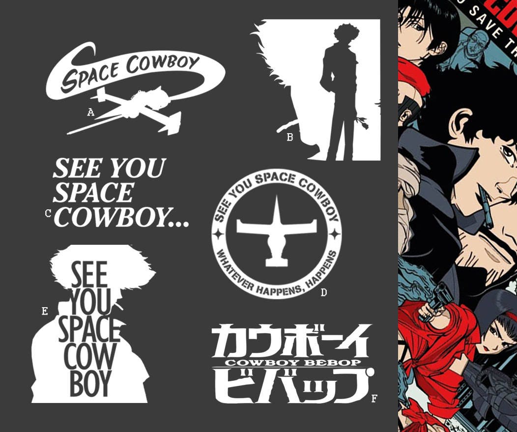 Cowboy Bebop Vinyl Decal Sticker Spike Spiegel