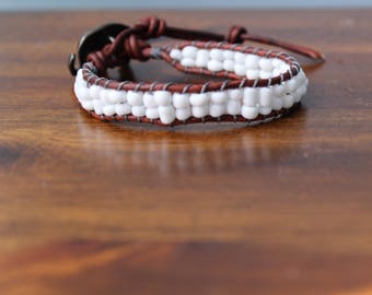 White Elephant Wrap bracelet