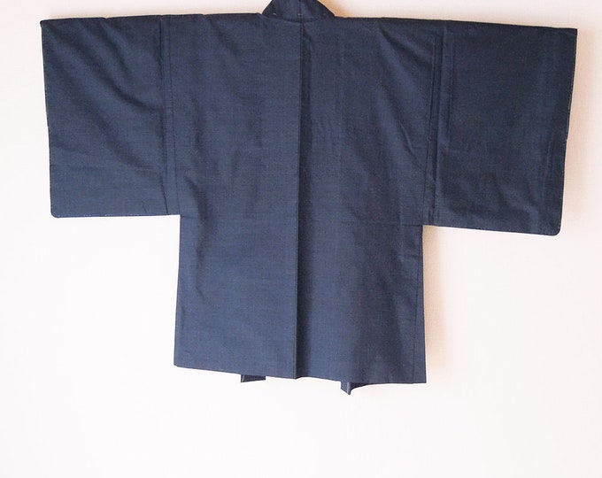 Vintage Japanese Men's Haori / Kimono Jackt
