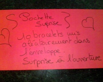 Pocket surprise set of 10 bracelets set at random :)