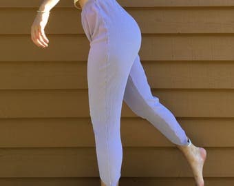 Vintage Purple Stirrup Leggings