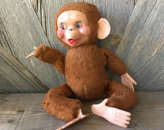 1950s stuffed monkey