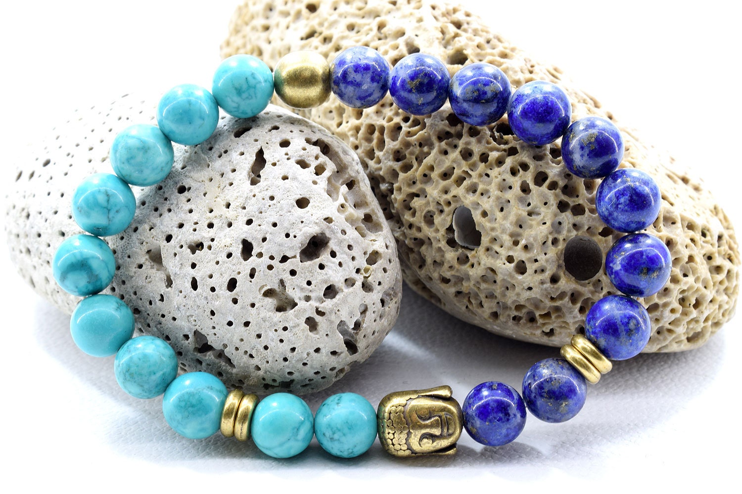 Lapis Lazuli Buddha Bracelet