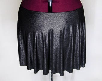 Cairo Practice Skirt M/L - Black Silver