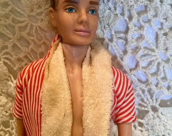 1960s Painted Head Ken doll