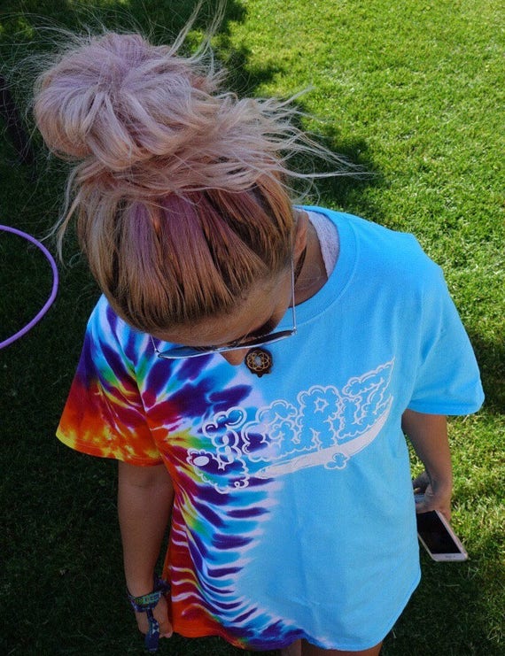 kush tie dye shirt
