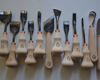 wood carving tools, handmade - Gilles, Lithuania