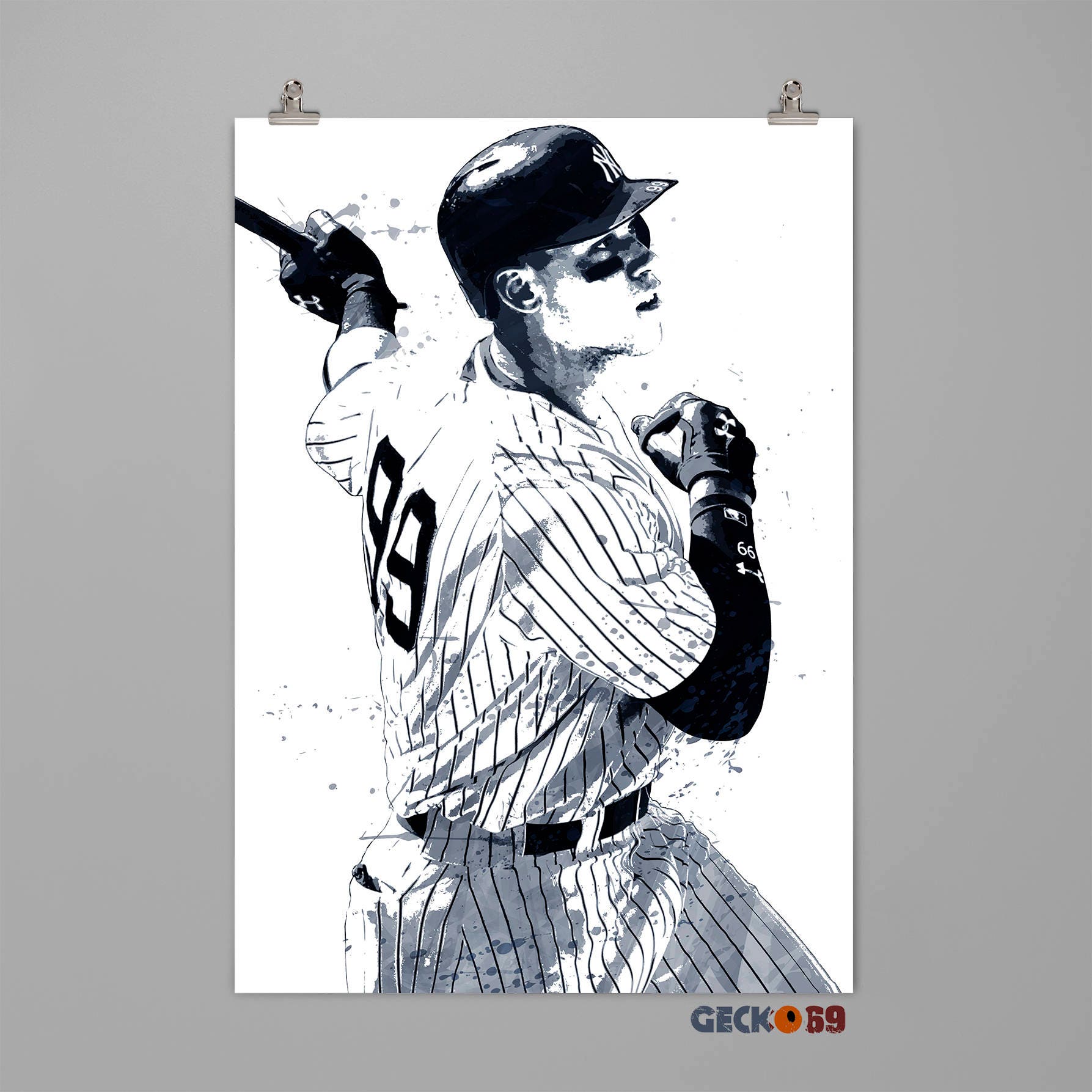 This is a graphic of Ambitious Aaron Judge Drawing It's just a photo of Ambitious Aaron Judge Drawing