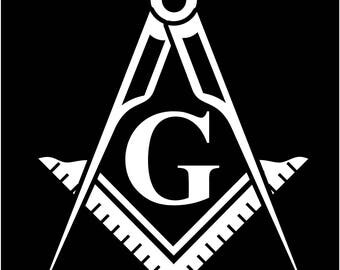 Masonic decal | Etsy