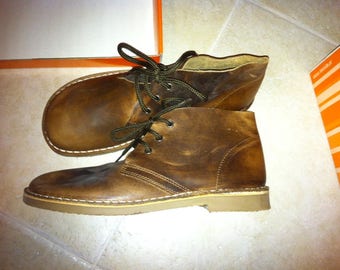 Leather boots - size 37 (UK4) - Hand Made