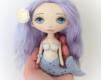 TEXTILE DOLL, FASHION doll, interior doll, ooak, fabric doll, handmade doll, cloth doll, beautiful doll, doll for girls