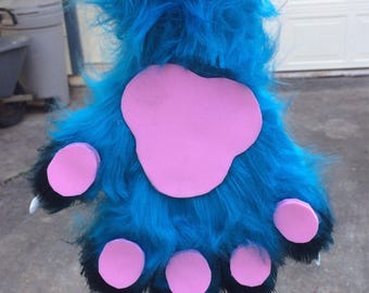 CUSTOM furry paw gloves FREE SHIPPING