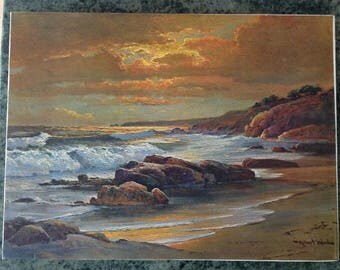 Vintage seascape | Etsy