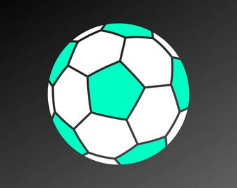 Soccer ball SVG file, Soccer SVG files, Vector files for Cutting, Printing, Web Design projects and much more:)