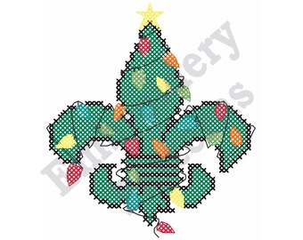 Fleur De Christmas - Machine Embroidery Design
