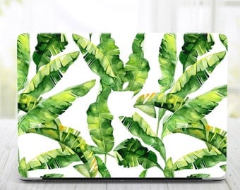 Tropical Leaves MacBook Air 13 Hard Case MacBook Air Case 13 inch Macbook Air Tropical Laptop Case Macbook Pro 13 Case Macbook 2016 Cover 13
